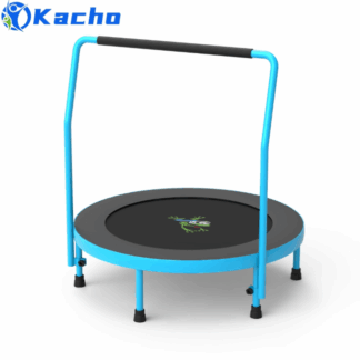 Kacho 3FT Foldable Trampoline for Kids, 36'' Mini Trampolines Indoor/Outdoor 220LBS Trampoline for Toddlers and Adults, Height-Adjustable, Fitness Recreational Trampoline Jumping Mat, Birthday Gift