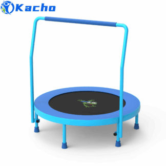 Kacho 3FT Foldable Trampoline for Kids, 36'' Mini Trampolines Indoor/Outdoor 220LBS Trampoline for Toddlers and Adults, Height-Adjustable, Fitness Recreational Trampoline Jumping Mat, Birthday Gift