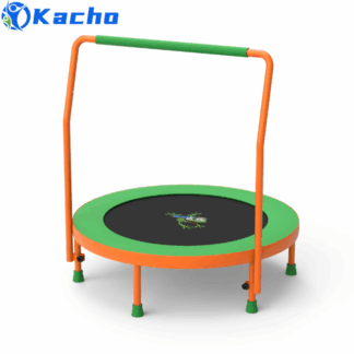 Kacho 3FT Foldable Trampoline for Kids, 36'' Mini Trampolines Indoor/Outdoor 220LBS Trampoline for Toddlers and Adults, Height-Adjustable, Fitness Recreational Trampoline Jumping Mat, Birthday Gift