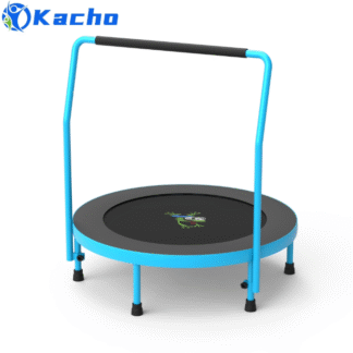 Kacho 3FT Foldable Trampoline for Kids, 36'' Mini Trampolines Indoor/Outdoor 220LBS Trampoline for Toddlers and Adults, Height-Adjustable, Fitness Recreational Trampoline Jumping Mat, Birthday Gift